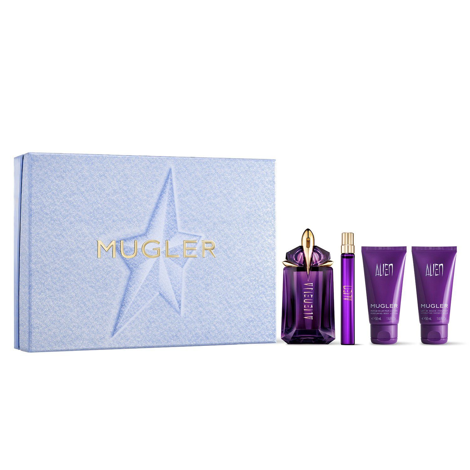 alien ensemble cadeau de luxe de 60 ml d’eau de parfum avec packpack exterieur