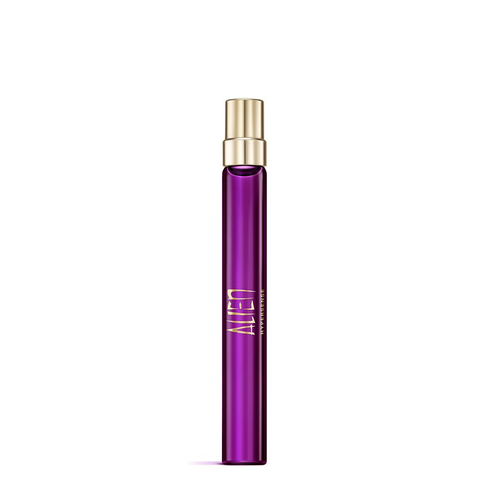 Alien Hypersense perfume bottle on white background