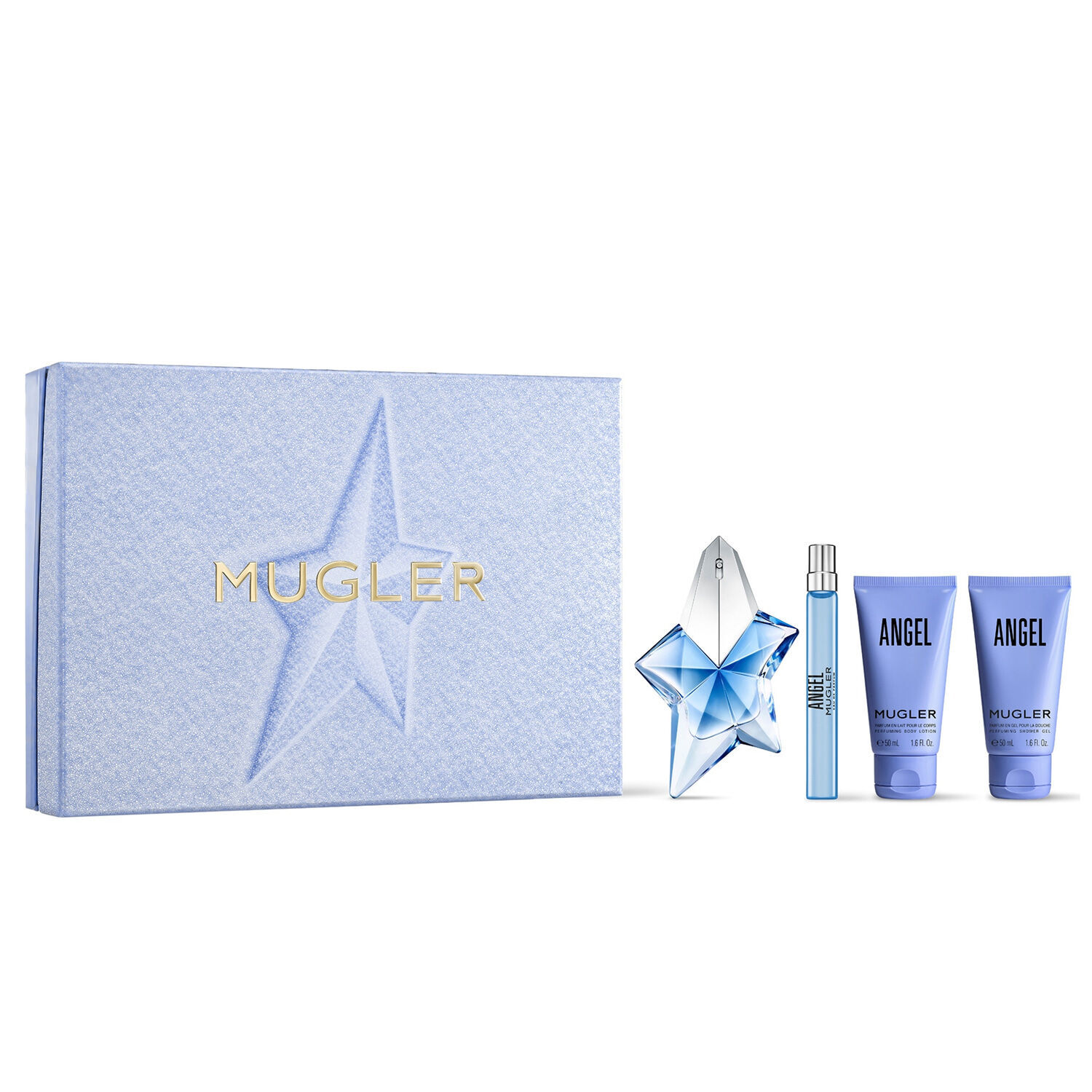 angel ensemble cadeau de luxe de 50 ml d’eau de parfum avec pack exterieur