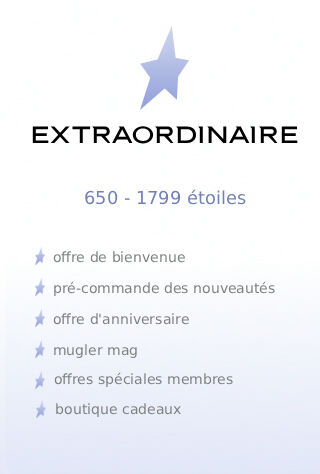 avantages de devenir membre de mugler par profil
