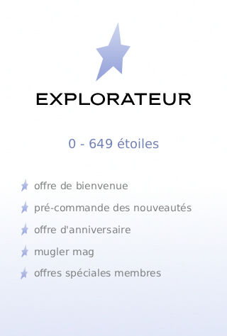 avantages de devenir membre de mugler par profil
