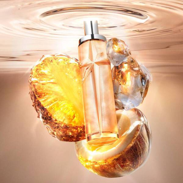 flacon de starlicious pineapple musk mugler avec des ingredients