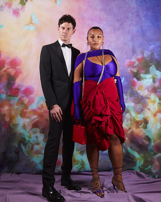Paloma Elsesser and Aquaria wearing Mugler at the Business of Fashion BOF500 gala