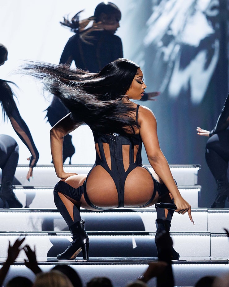 Megan Thee Stallion en Mugler aux Billboard Music Awards 2022