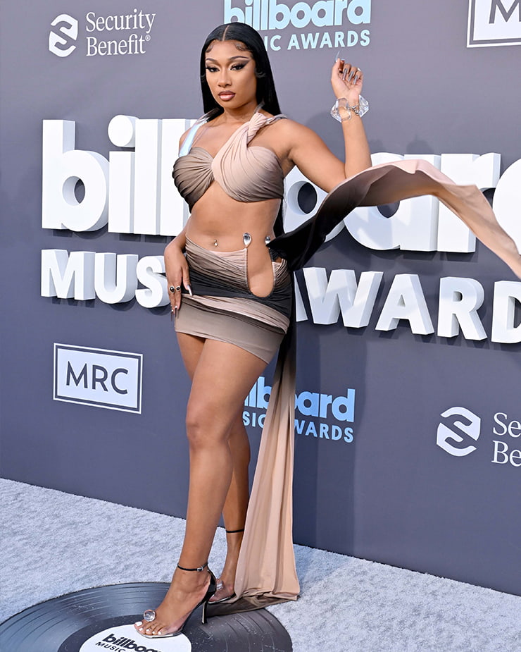 Megan Thee Stallion en Mugler aux Billboard Music Awards 2022